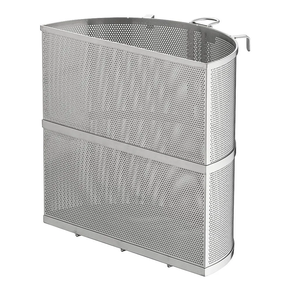 62-6452-35 Eco Clean Punch Half Round Soup Sorting Zaru 42 cm UK18-8