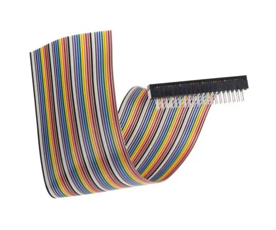 63-7450-65 Flat Serial Cable Assembly to Free End Male, IDC to Free End HCMD-20-S-10.00-02