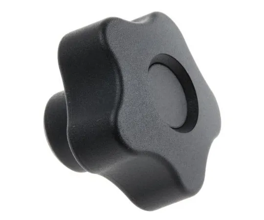 63-7471-03 Elesa Black Polymer Knob 69893, M6 x 18 XFBE 30X60