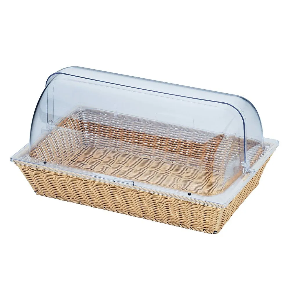 62-6692-89 PP Bakery Basket Length 1/1 w/Cover BB-409-IV