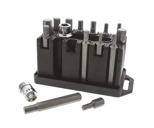 63-7426-74 RS Pro Hexagon Bit 16 pieces, 4; 5; 6; 7; 8; 10; 12 x 30 x 75 mm 213-0951