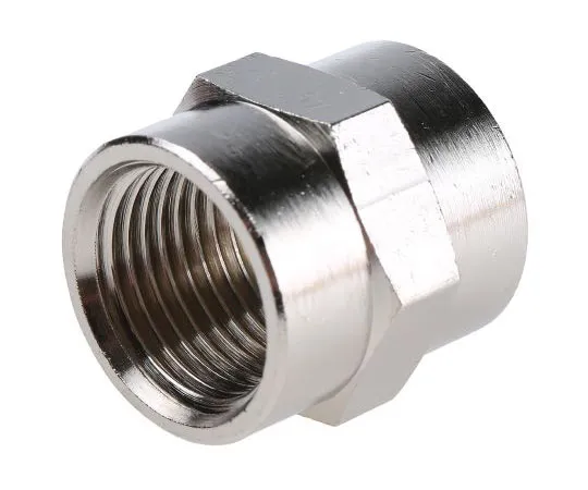 63-7510-67 Legris LF3000 20 bar Brass Pneumatic Straight Threaded Adapter, G 1/2 Female Female 0902 00 21
