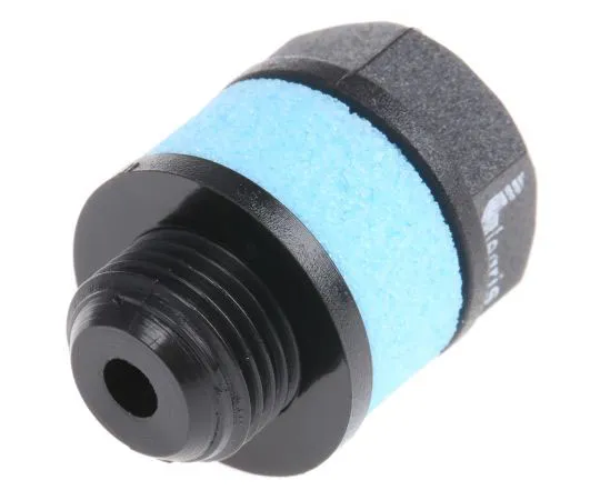 63-7547-55 Legris 0676 PE 10bar Pneumatic Silencer, Threaded, G 1/8 Male 0676 00 10