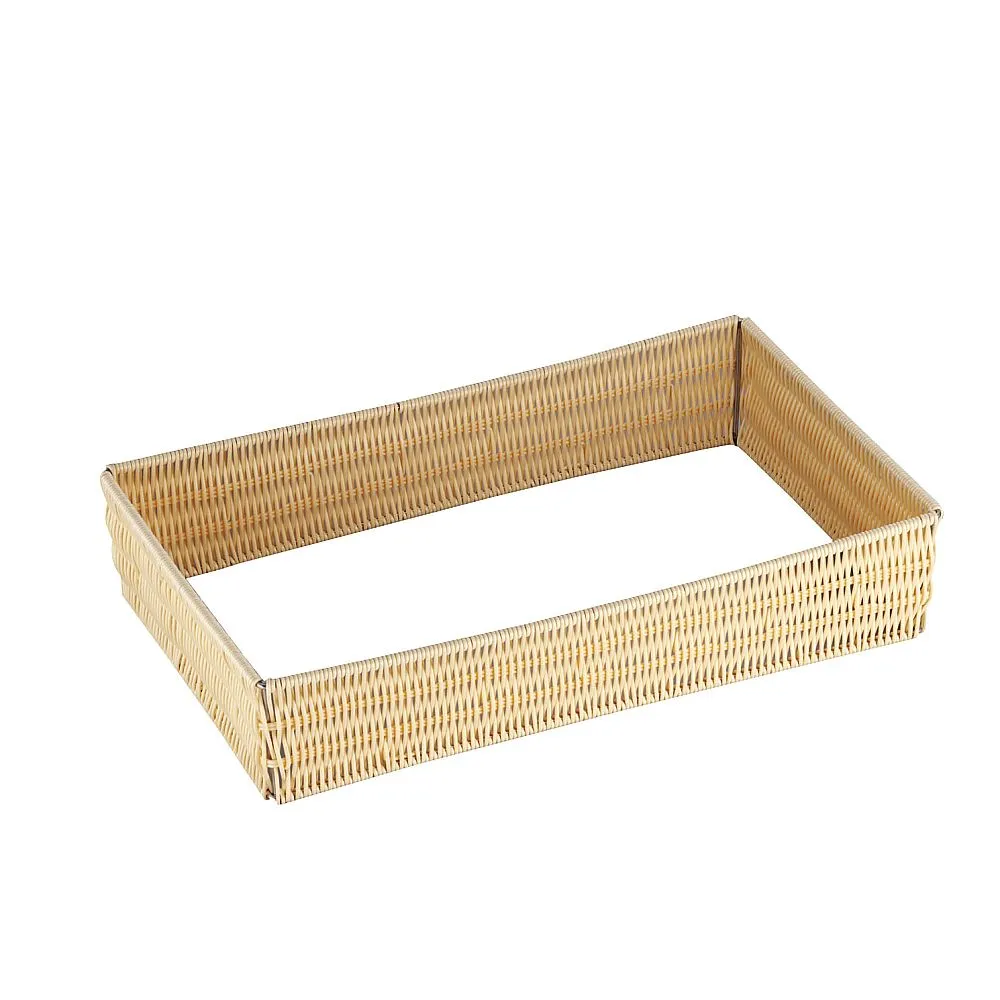 62-6672-49 Resin Rattan Gastronome Pan Frame 1/1 Size Natural