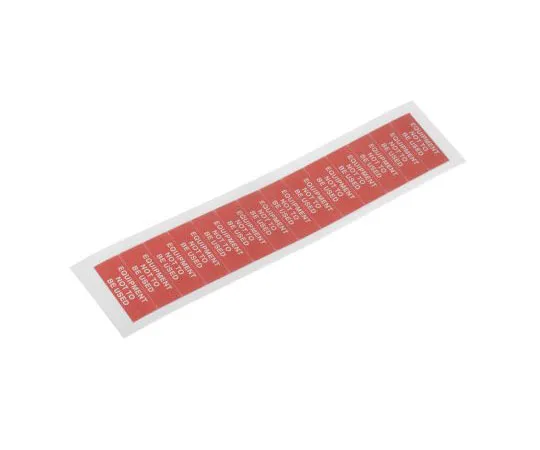 63-7547-65 RS PRO Adhesive Pre-Printed Adhesive Label-Equipment Not To Be Used-. Quantity: 140 445-3666