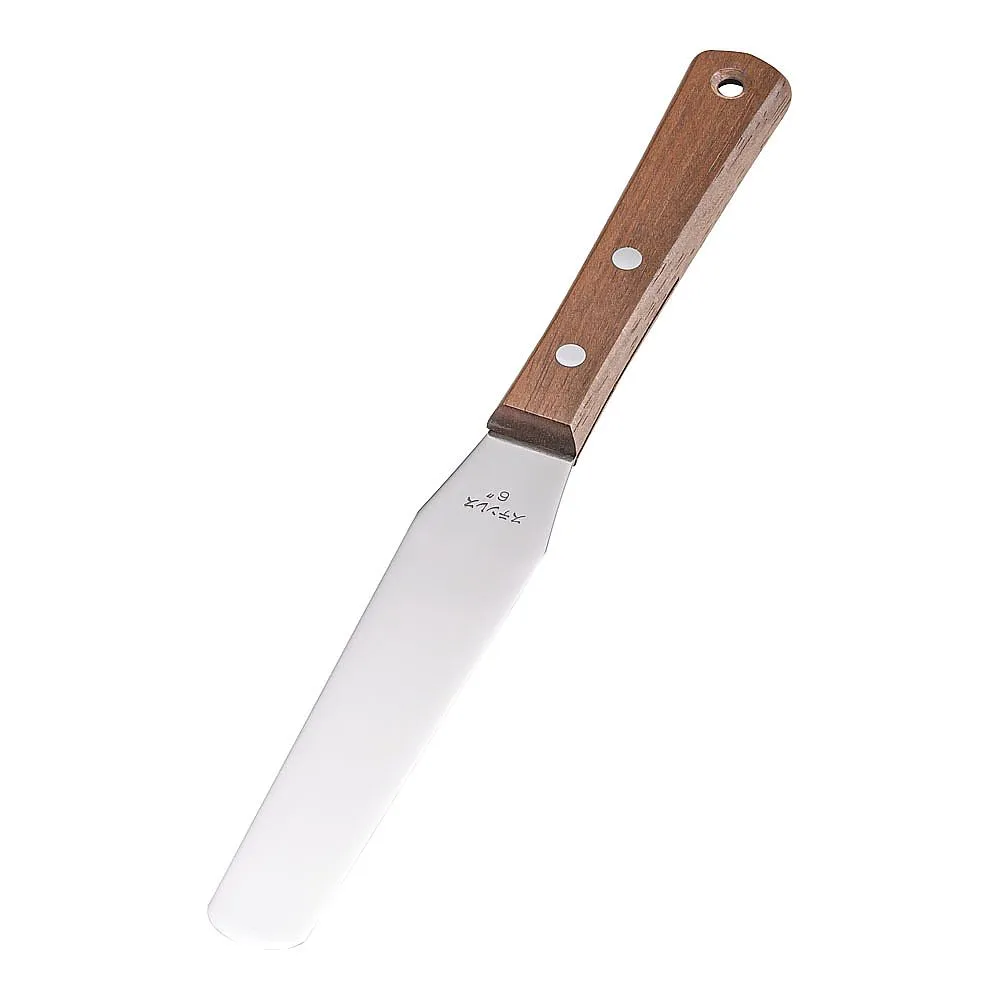 62-6553-90 Wooden Pattern Spatella 6 inches WSP4803