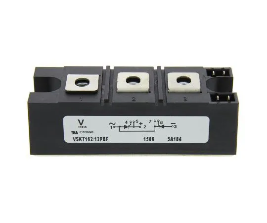 63-7524-10 Vishay, VS-VSKT162/12PBF, Dual Thyristor Module, IGBT, 160A 1200V, 7-Pin INT-A-PAK VS-VSKT162/12PBF
