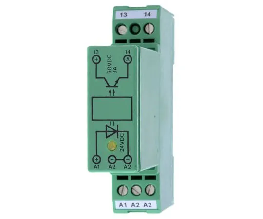 63-7483-70 Phoenix Contact Optocoupler, Max. Forward 24 V, Max. Input 7 mA, 102mm Length, DIN Rail Mounting Style 2954154