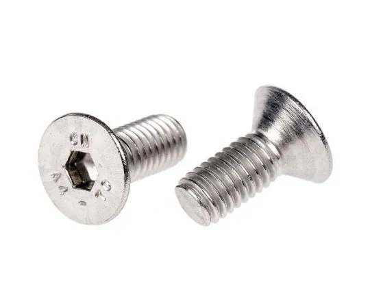 63-7438-13 RS Pro M5 x 12mm Hex Socket Countersunk Screw Plain Stainless Steel 232-8417