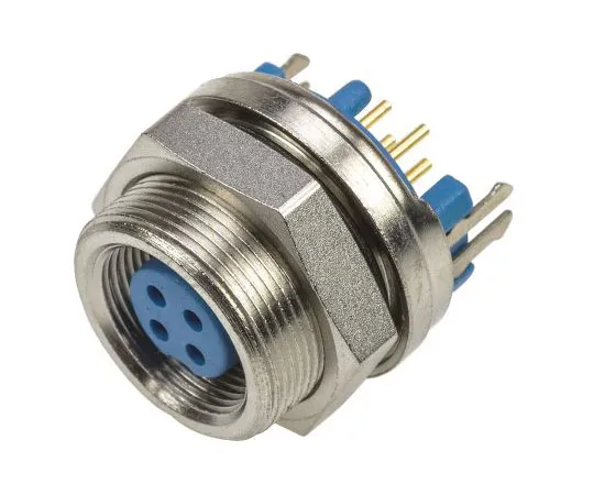 63-7454-40 TE Connectivity TRIAD™ 01 Series Subminiature Panel Mount Connector, 4 contacts Socket 6-1437719-9