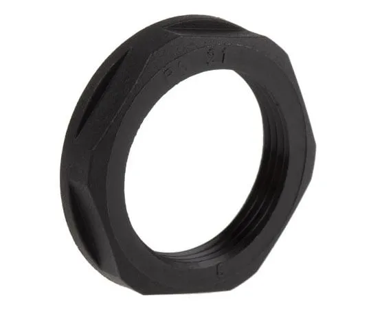 63-7546-74 Lapp Black Fibreglass PA Cable Gland Locknut, PG21 Thread, IP68 53019250