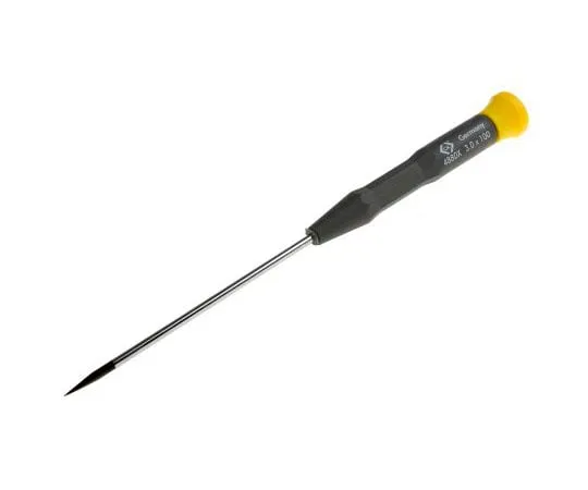 63-7499-63 CK Slotted Precision Screwdriver 3 mm Tip 100 mm Chrome Vanadium Molybdenum Steel T4880X 310