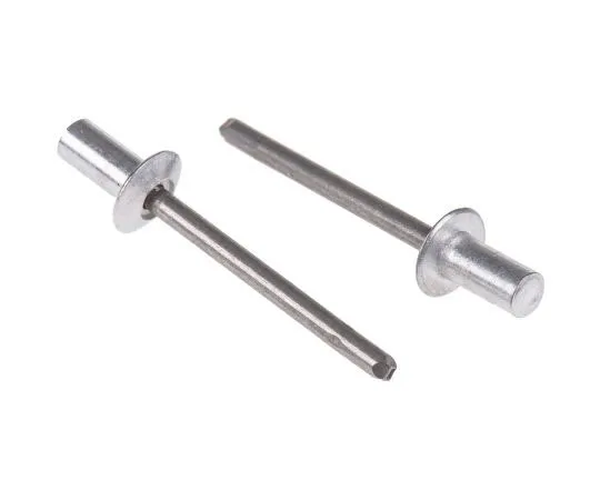 63-7502-49 10mm Plain Aluminium Alloy Blind Rivet, 4.8mm diameter, 3.2 → 4.8 mm Thickness AD66SB