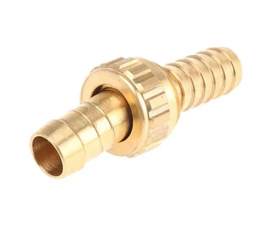 63-7493-03 Nitto Kohki Straight Brass Hose Connector 27160A4