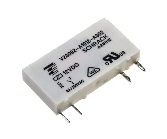 63-7451-87 TE ConnectivitySNR SPNO Non-Latching Relay PCB Mount, 12V dc Coil, 6A V23092A1012A302