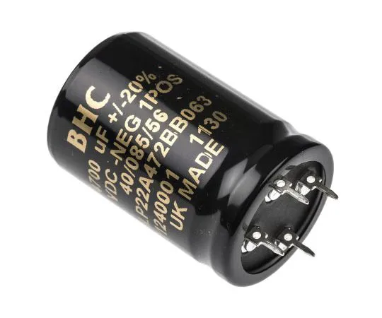 63-7434-89 KEMET 4700μF 63V dc Aluminium Electrolytic Capacitor, Through Hole 30 x 45mm +85°C 30mm 45mm ALP22A472BB063