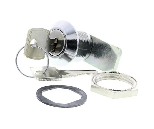 63-7518-57 Euro-Locks a Lowe & Fletcher group ******* Panel to Tongue Depth 16mm Zamak Chrome Plated Camlock, Key to unlock F328-03-2 (1242E)
