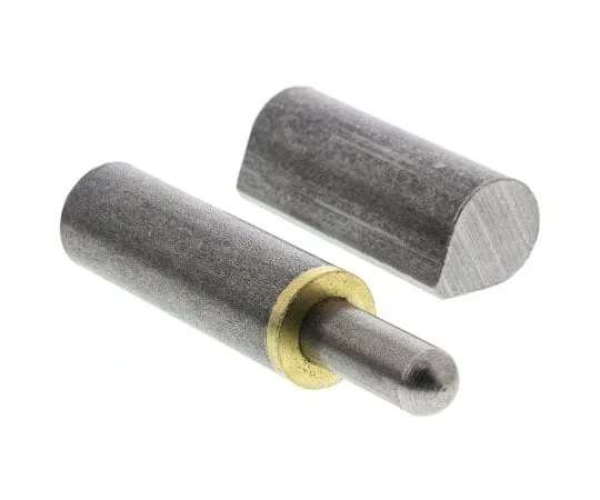 63-7461-01 Pinet Raw Steel Flat Hinge with a Fixed Pin Weld-on, 100mm x 20mm 14-7-3571
