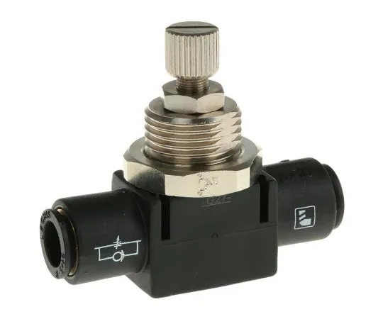 63-7435-17 Legris 7776 Series Flow Regulator, 8mm Tube Inlet Port x 8mm Tube Outlet Port 7776 08 00