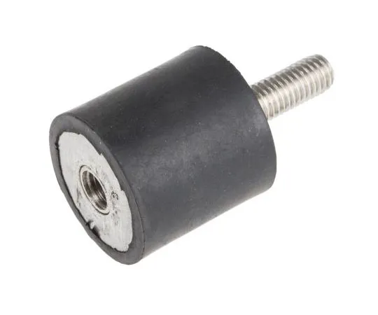 63-7392-42 RS PRO 30mm Shock Mount M8 30mm Diameter 58.1kg Compression Load, Male to Female Natural Rubber 171-2601