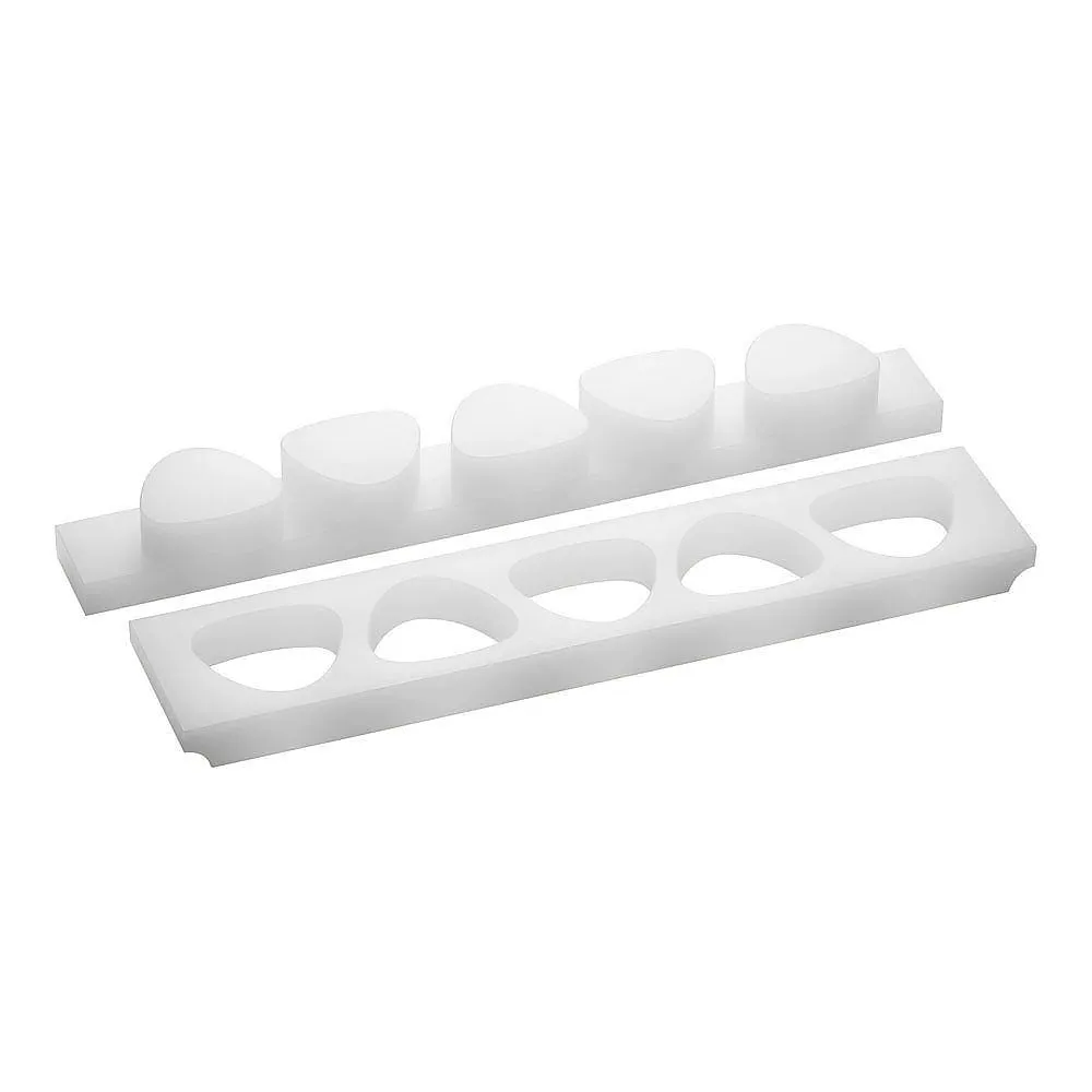62-6472-89 Yama-PE Rice Ball with Pressed Cover, Type B, 5-Hole Large