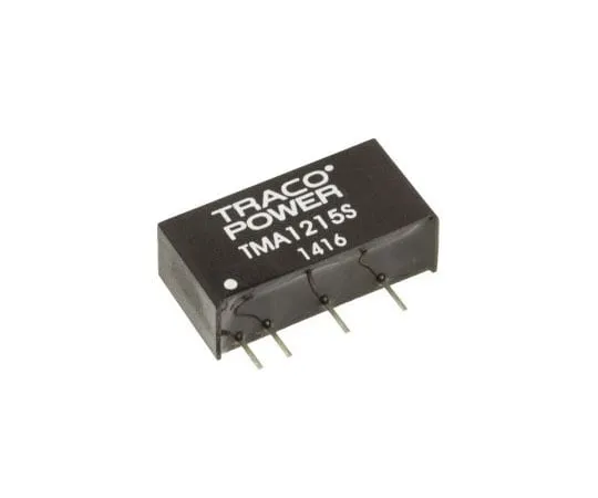 63-7415-65 TRACOPOWER TMA 1W Isolated DC-DC Converter Through Hole, Voltage in 10.8 → 13.2 V dc, Voltage out 15V dc TMA 1215S