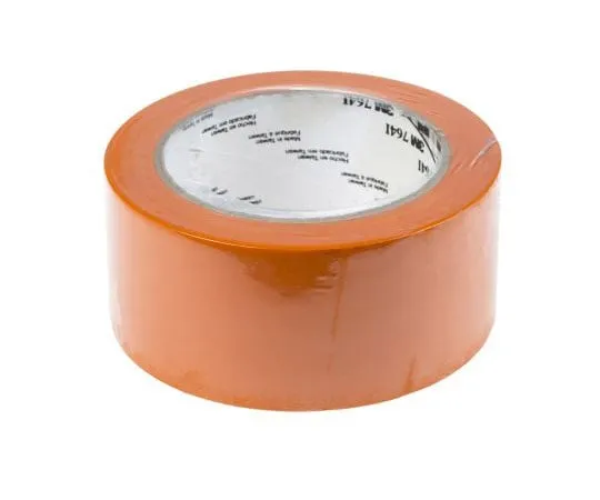 63-7527-21 3M 764 Orange Vinyl Lane Marking Tape, 50mm x 33m 24 688
