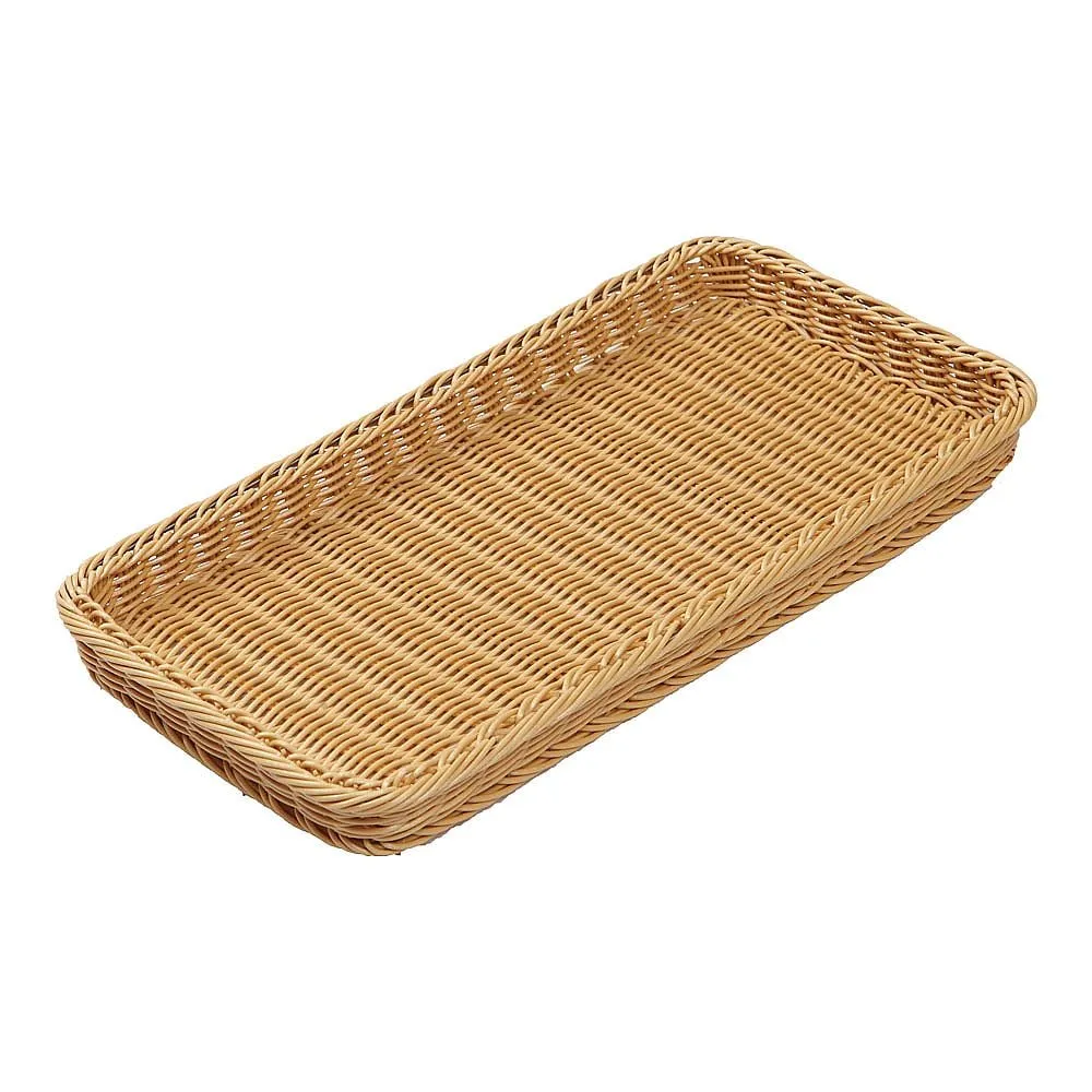 62-6582-28 PP Bakery Basket Thin Type 20 Ivory BB-4020-IV