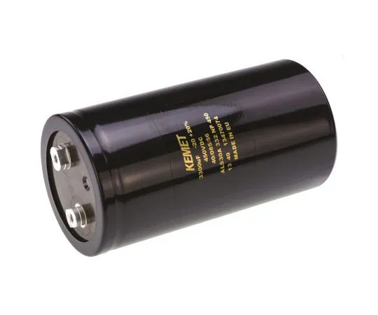 63-7516-86 KEMET 3300μF 450V dc Aluminium Electrolytic Capacitor, Chassis Mount 77 x 146mm +85°C 77mm 146mm ALS30A332NP450