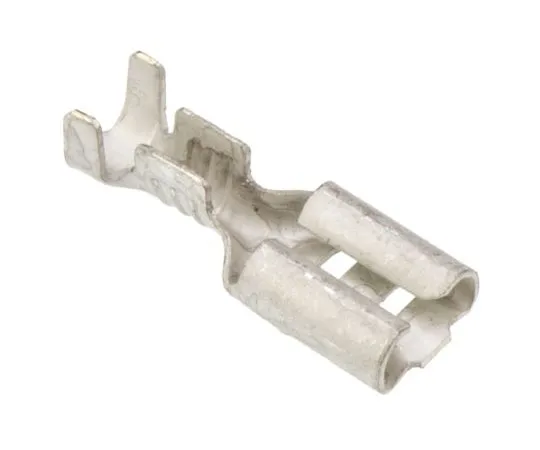 63-7446-77 TE Connectivity FASTON .187 Series Crimp Receptacle, 4.75 x 0.81mm, 0.5mm² to 1.5mm², 20AWG to 15AWG, Tin Plated 5-160490-2