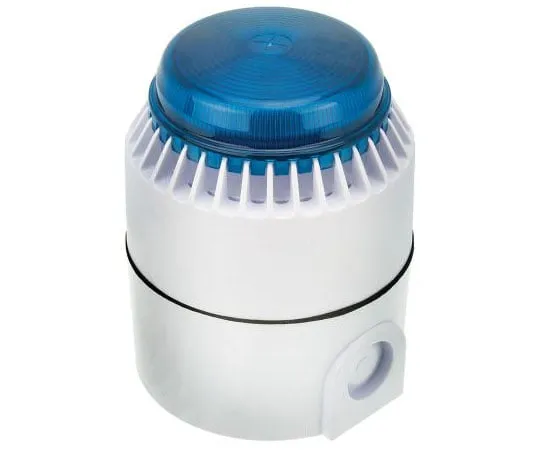 63-7414-29 Flashni Sounder Beacon, Blue Xenon, 9 → 15 V dc FL/BL/W/D/12V/S