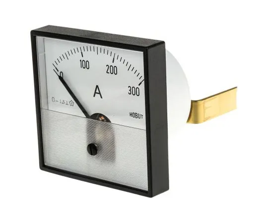 63-7488-84 HOBUT PD72MC Analogue Panel Ammeter 0/300A For Shunt 75MV DC, 72mm x 72mm Moving Coil PD721MCS75MV/2-001 0/300A