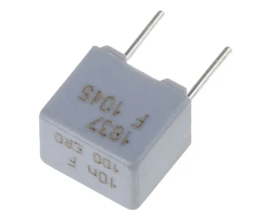 63-7388-31 Vishay 10nF Polypropylene Capacitor PP 63 V ac, 100 V dc ±1% Tolerance Through Hole MKP 1837 Series MKP1837310011