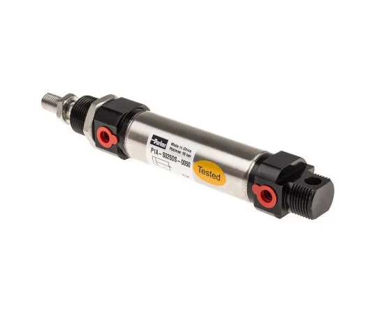 63-7520-03 Parker Pneumatic Roundline Cylinder 25mm Bore, 50mm Stroke, P1A Series, Double Acting P1A-S025DS-0050