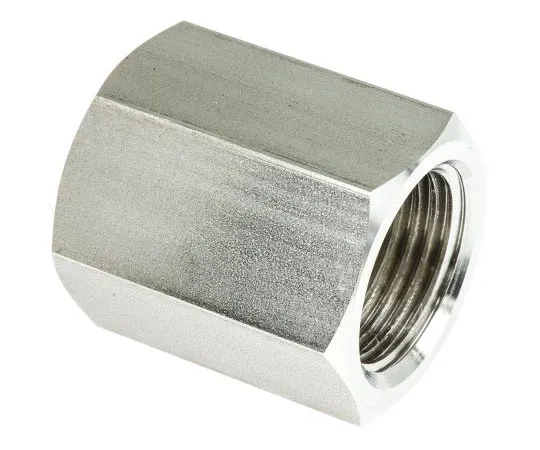 63-7484-86 Legris Stainless Steel Hexagon Straight Coupler 1/2in G(P) Female x 1/2in G(P) Female 1855 21 21