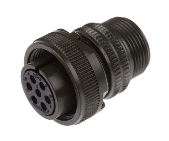 63-7477-58 Amphenol MS3106A Series, 7 Way Cable Mount MIL Spec Circular Connector Plug, Socket Contacts,Shell Size 16S, Screw MS3106A-16S-1S