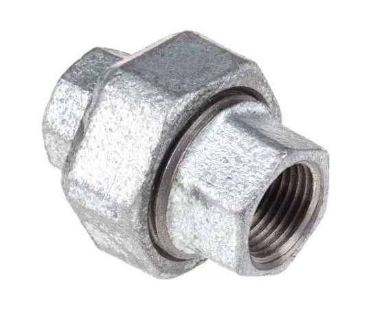 63-7443-91 Georg Fischer Malleable Iron Fitting Taper Seat Union, 1/2 in BSPP Female (Connection 1), 1/2 in BSPP Female 770340204