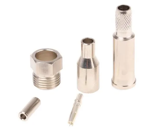 63-7472-40 Telegartner Straight Cable Mount FME Connector, jack, Crimp Termination, 50Ω 0 → 2GHz J01701A0008