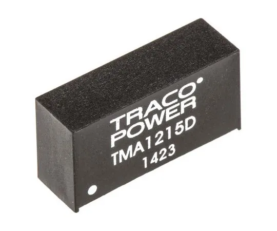63-7415-72 TRACOPOWER TMA 1W Isolated DC-DC Converter Through Hole, Voltage in 10.8 → 13.2 V dc, Voltage out ±15V dc TMA 1215D