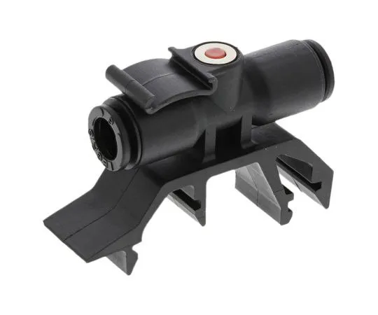 63-7482-40 2 Tube Connector 20 bar Glass Reinforced Nylon Pneumatic Modular DIN-Rail Tube-to-Tube Adapter 3379 06 00