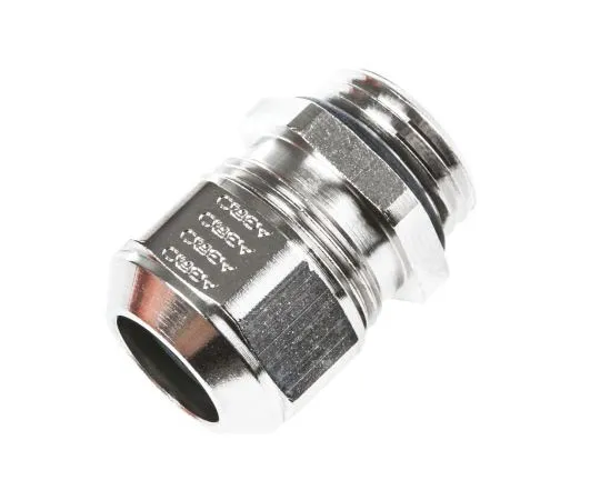 63-7384-17 SES A1 PG9 Cable Gland, Nickel Plated Brass, IP68 A1000.09
