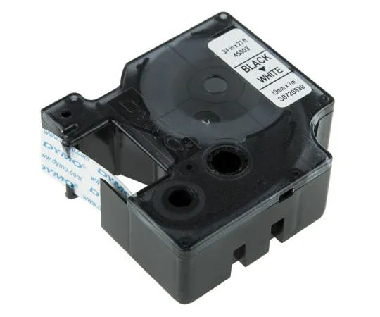 63-7432-19 Dymo Black on White Label Printer Tape, 19 mm Width, 7 m Length S0720830