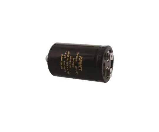 63-7517-05 KEMET 10000μF 100V dc Aluminium Electrolytic Capacitor, Stud Mount 51 x 82mm +85°C 51mm 82mm ALS31A103KE100