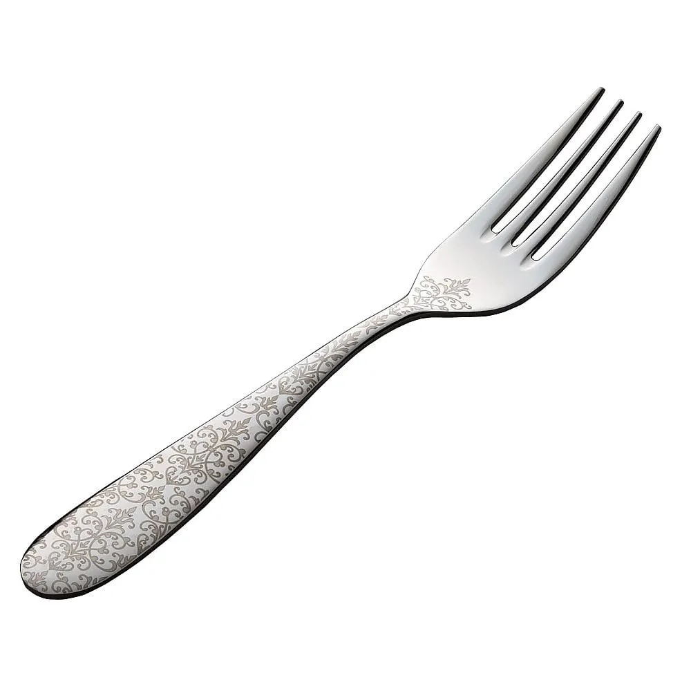 62-6720-56 (18-8) Bono European A White Dessert Fork MX-7