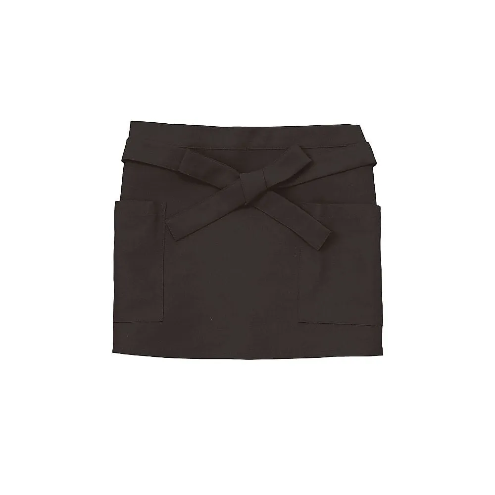 62-6641-28 Japanese-style Lower Waist Apron Black SB95
