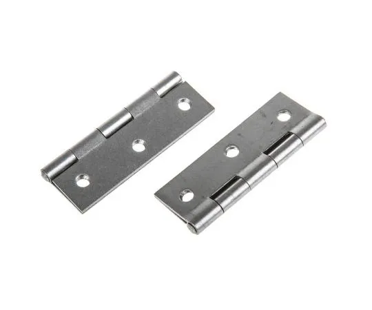 63-7542-71 RS Steel Butt Hinge with a Fixed Pin Screw, 75mm x 49mm x 1.4mm 436-5058