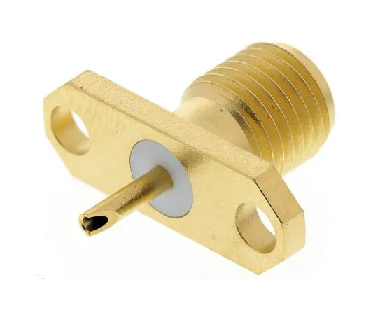 63-7474-39 Radiall Straight 50Ω Flange Mount SMA Connector, Solder Termination R125454000