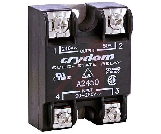 63-7503-51 Sensata / Crydom 50 A rms Solid State Relay, Zero Cross, Panel Mount, SCR, 280 V rms Maximum Load A2450PG