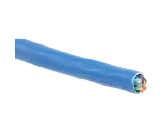 63-7385-40 Belden Blue Cat6 Cable UTP LSZH Unterminated/Unterminated Low Smoke Zero Halogen (LSZH), 100m 7965ENH.00B100