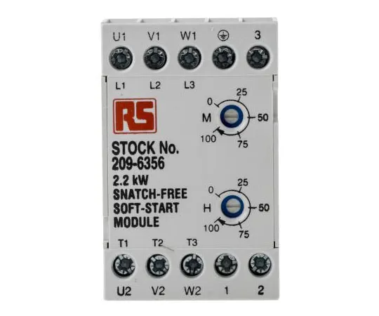 63-7424-35 RS 5.5 A Soft Starter, IP20, 2.2 kW, 380 → 460 V ac 209-6356
